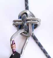 Carabiner brake rappel